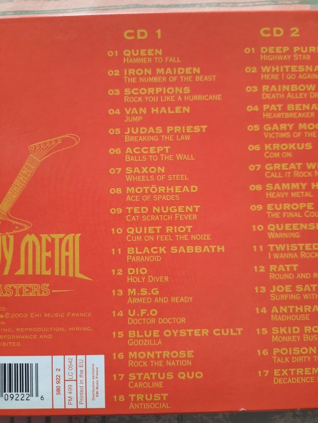 CD: CD Heavy Metal Masters Compilation 2 Cds – Usato da Pully venduto da bro_n52j 2