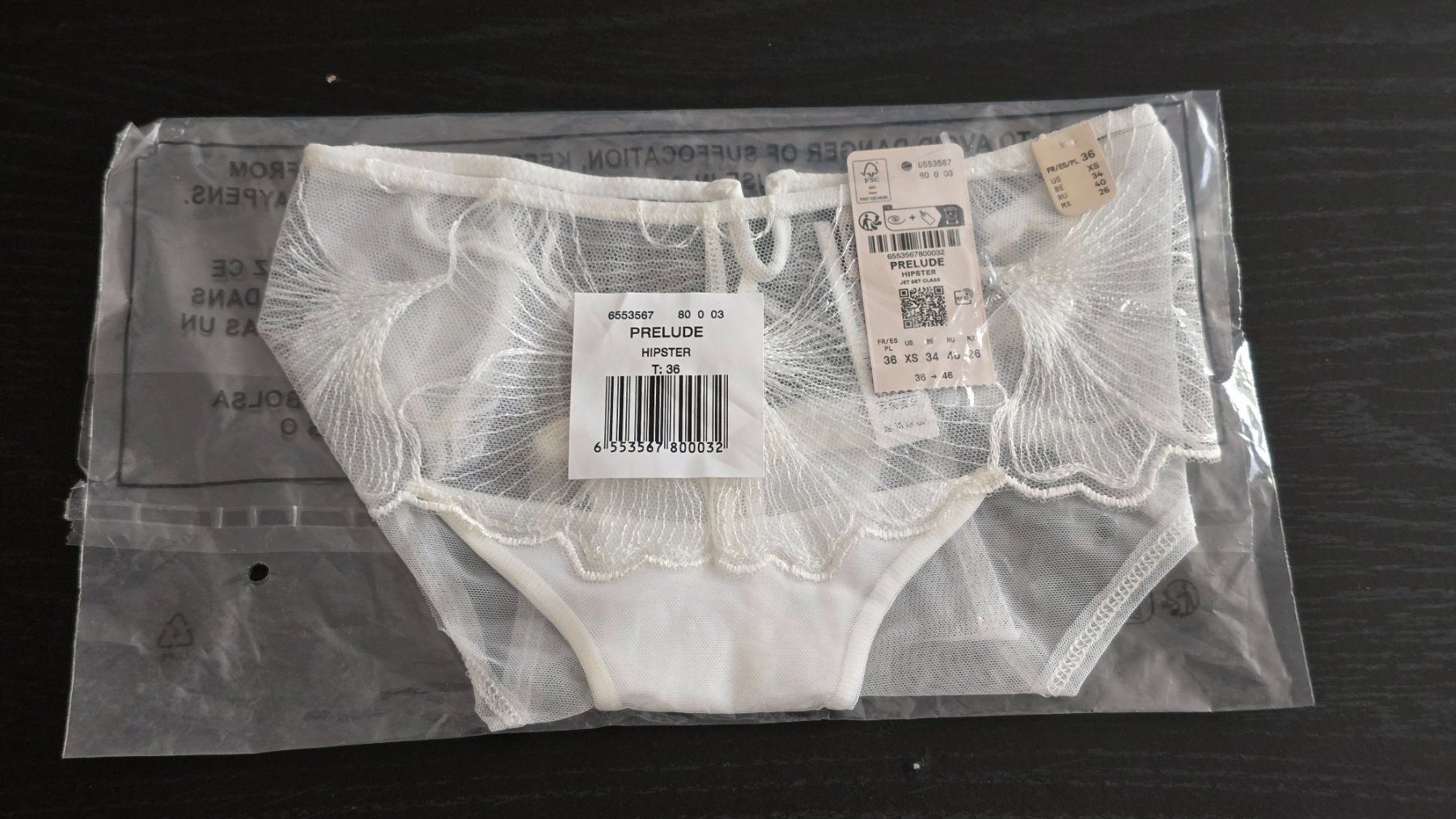 Etam Altra biancheria intima: 💖 Etam Hipster Slip - 34/36 - Prélude – Nuovo e nell'imballaggio originale da Thalwil venduto da VitaMini 1