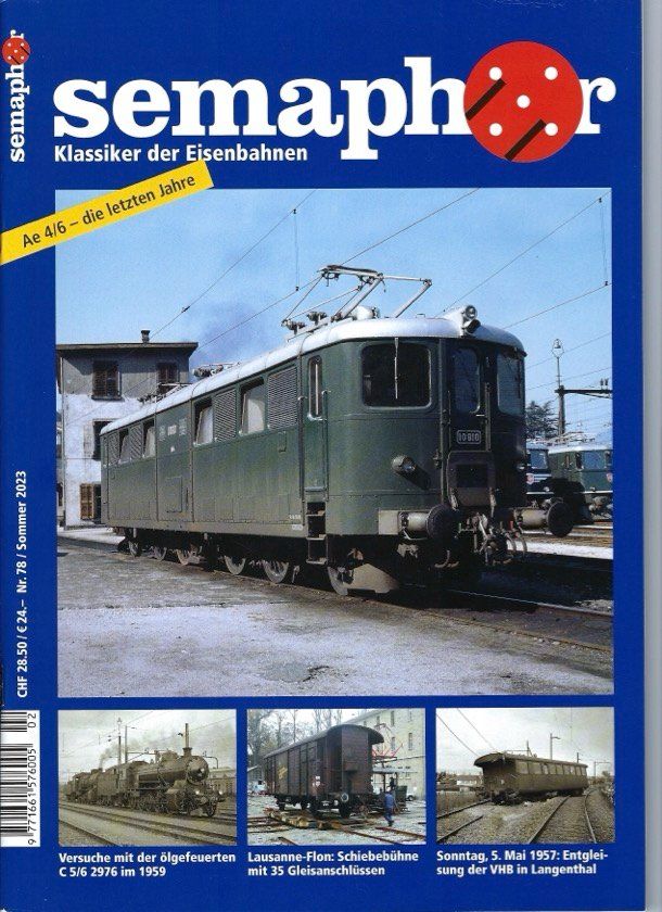Zeitschriften & Magazine: Semaphore Nr.78 Sommer 2023 – Gebraucht aus Bözberg von Cumba