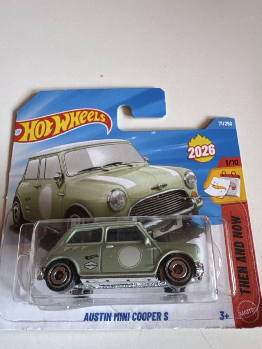 Hot Wheels Modellini d'auto: Hot Wheels Austin Mini Cooper S hellgrün neu 7/250 – Nuovo e nell'imballaggio originale da Grossaffoltern venduto da sherry73