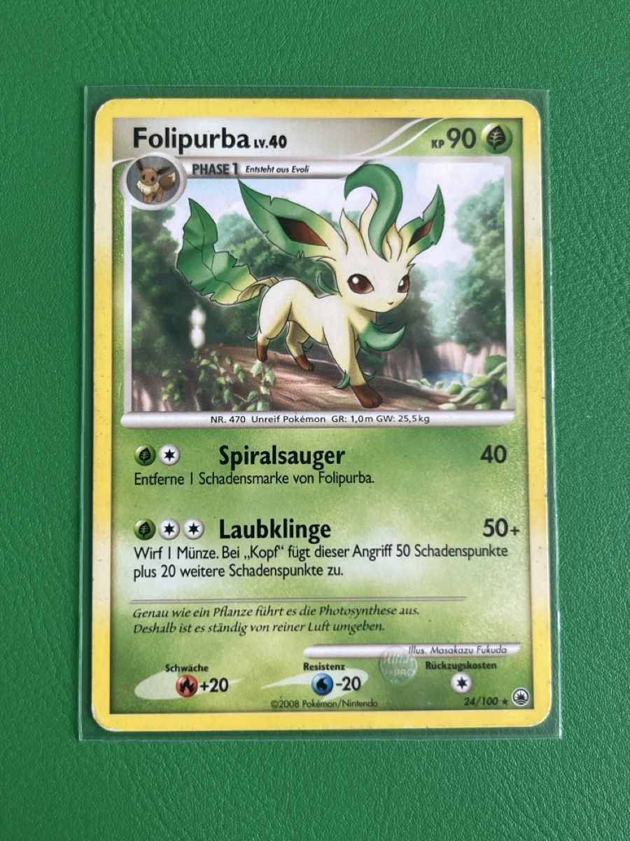 Pokémon Carte collezionabili: Pokemon Folipurba Leafeon MD 24 DE – Usato da Lommiswil venduto da diti_89
