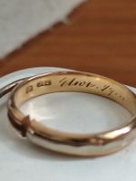 Vintage Bicolor Goldring 18K / 750 Gold - 3.0g - 1951
