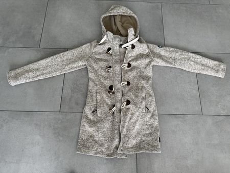 Polarino Fleecejacke Damen Gr. 36 beige wie neu