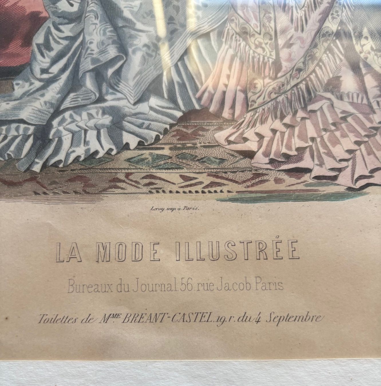 Tableaux: LA MODE ILLUSTRÉE 3 ESTAMPES ENCADRÉES – Neuf (Voir description) à Locarno par NicoNion 4