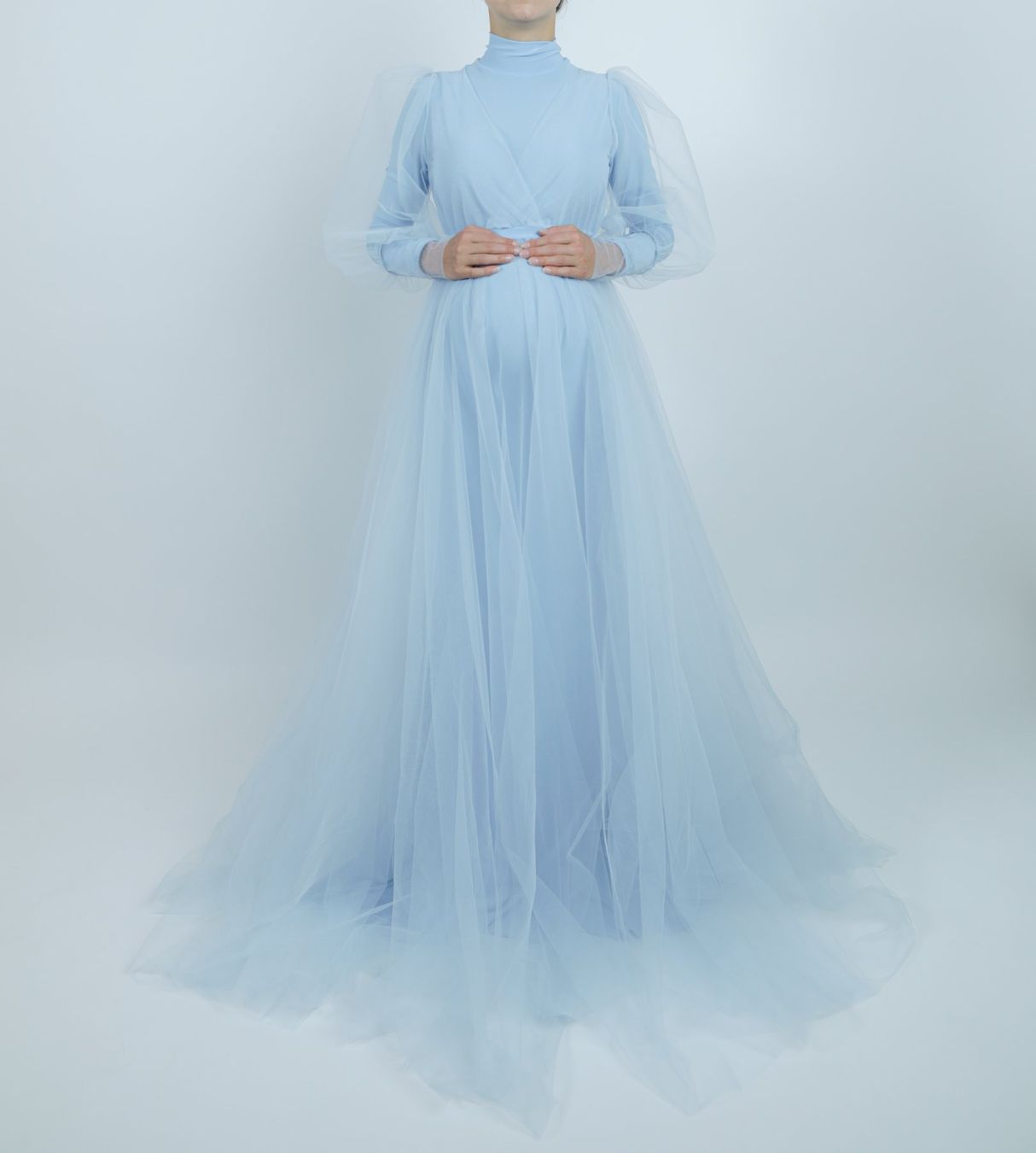 Vestiti: Babybauch-Shooting-Kleid in "light blue" – Nuovo (secondo la descrizione) da Appenzell venduto da sto_v2yv