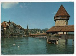 LUZERN Kapellbrücke mit Wasserturm