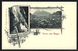 Ragaz, Blick auf die Ortschaft, Tamina S