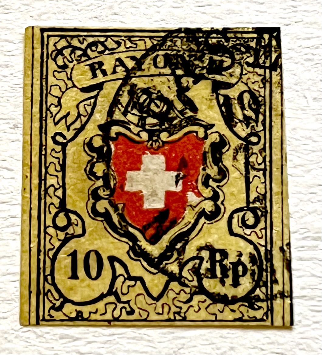 Alle Briefmarken: Rayon 16 – Gebraucht aus Basel von Rayons
