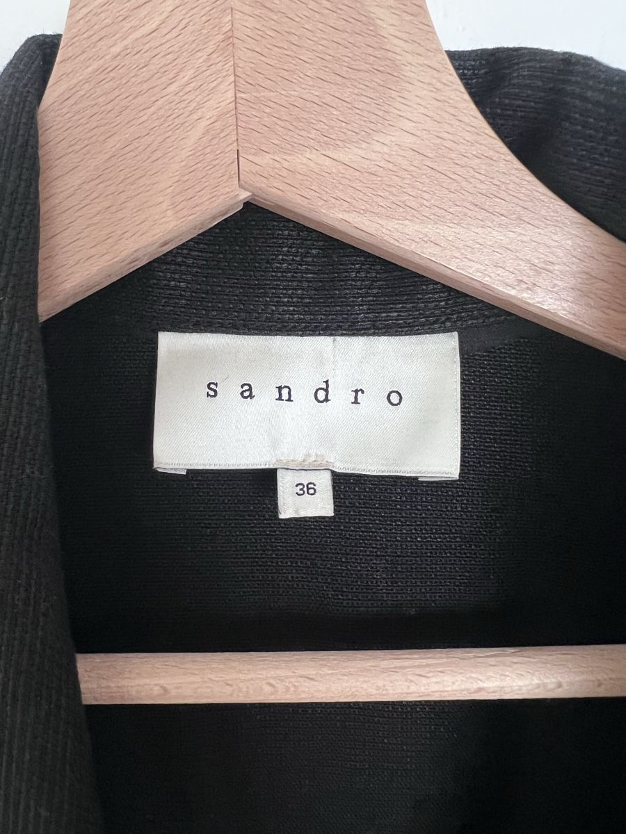 Sandro Gilets: Sandro Weste| Gr.36| schwarz| Oversize – D'occasion à Hinterkappelen par _G-G_ 3