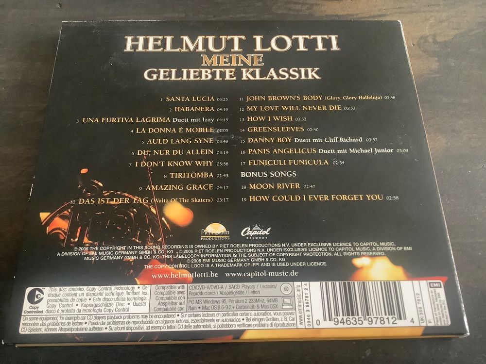 Helmut Lotti / Meine geliebte Klassik / Digi /2006 (Gebraucht) in ...