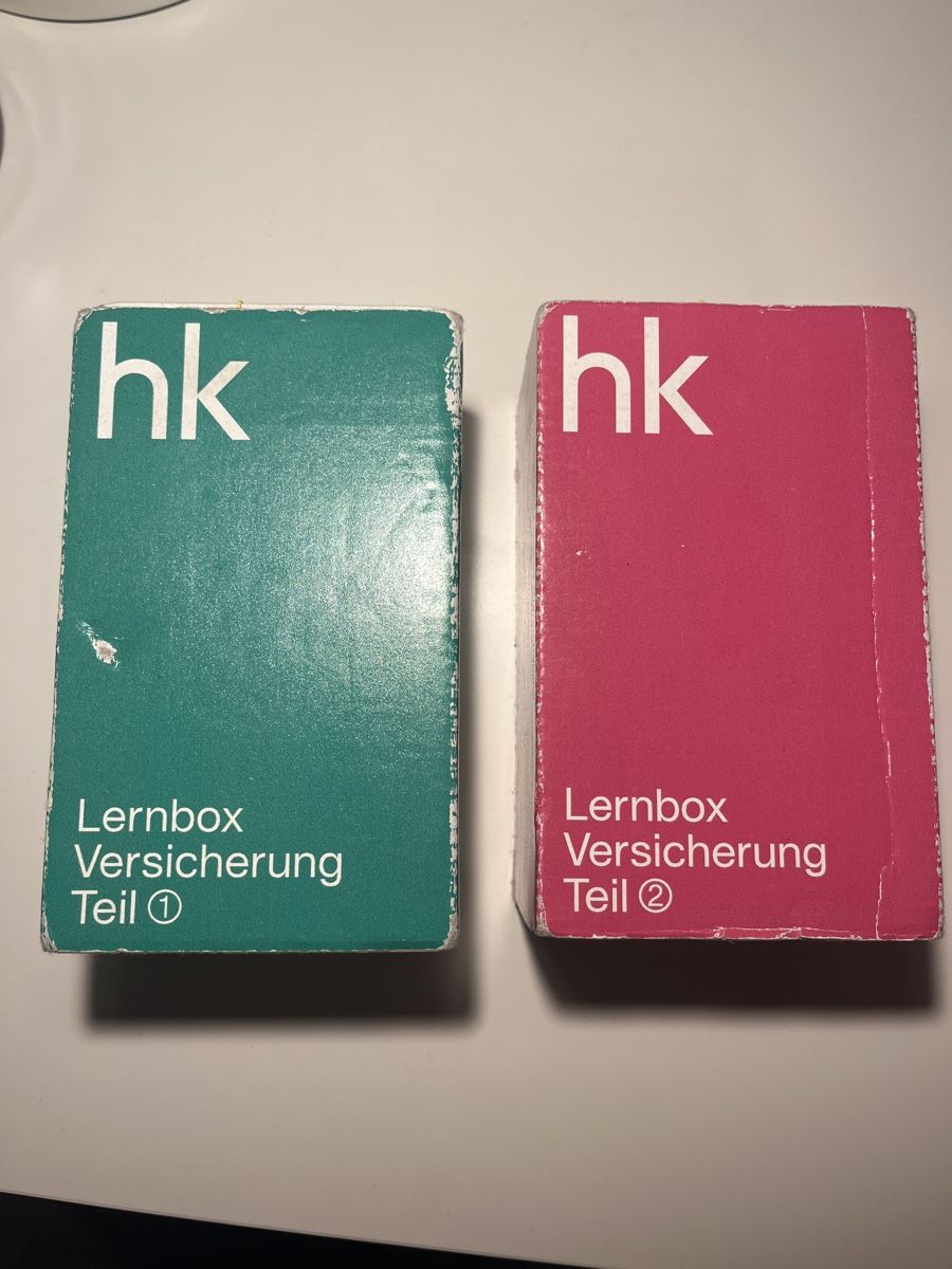 Altro materiale scolastico: VBV Lernkarten Teil 1&2 (YIP) – Usato da Egnach venduto da PA-28