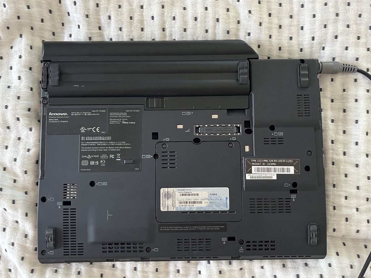 Lenovo Notebooks: Lenovo Thinkpad x201 – Gebraucht aus Vevey von Antoine9 4