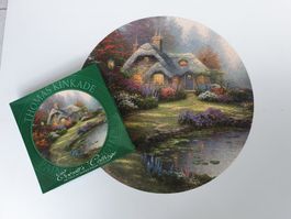 schönes rundes 750er Puzzles, Th.Kinkade, original a.d. USA