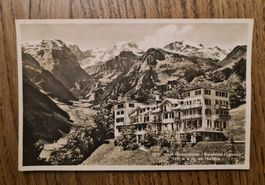 Niederschlacht Braunwald, Hotelstempel, n. Rothenfluh 1949