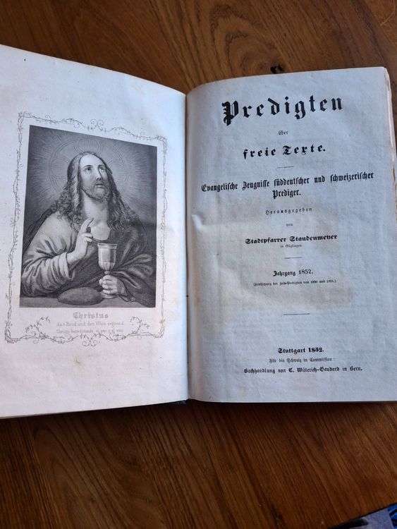 Livres: Antikes Buch (Predigten 1852) – D'occasion à Hasle b. Burgdorf par Cefamo 1