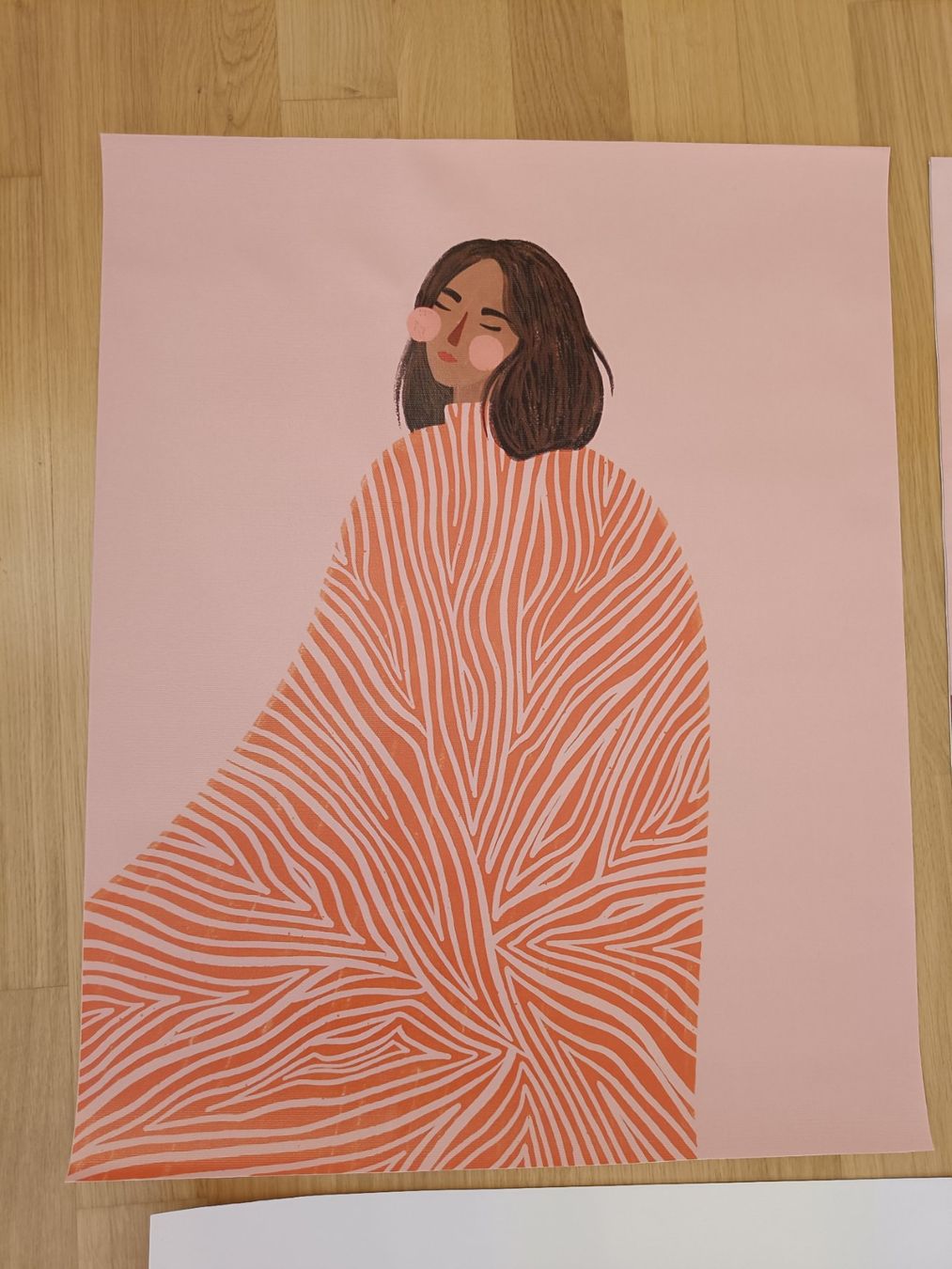Tutte le decorazioni: 3 moderne Poster Set rosa / Illustration Design – Usato da Zürich venduto da Atelier.Second 1