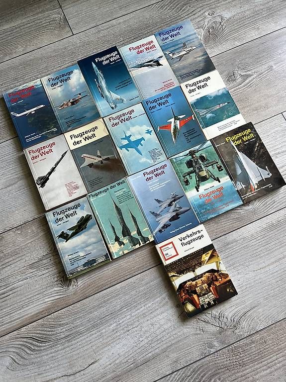 Libri: 16-teiliges Buchset Flugzeuge der Welt – Usato da Zürich venduto da John138 1