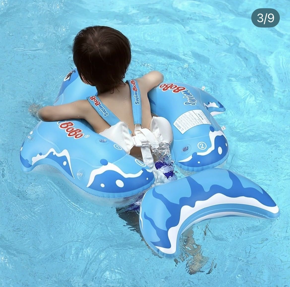Schwimmringe: Baby Shark Inflatable Pool Float with Canopy – Gebraucht aus Mellingen von JoanOs 1