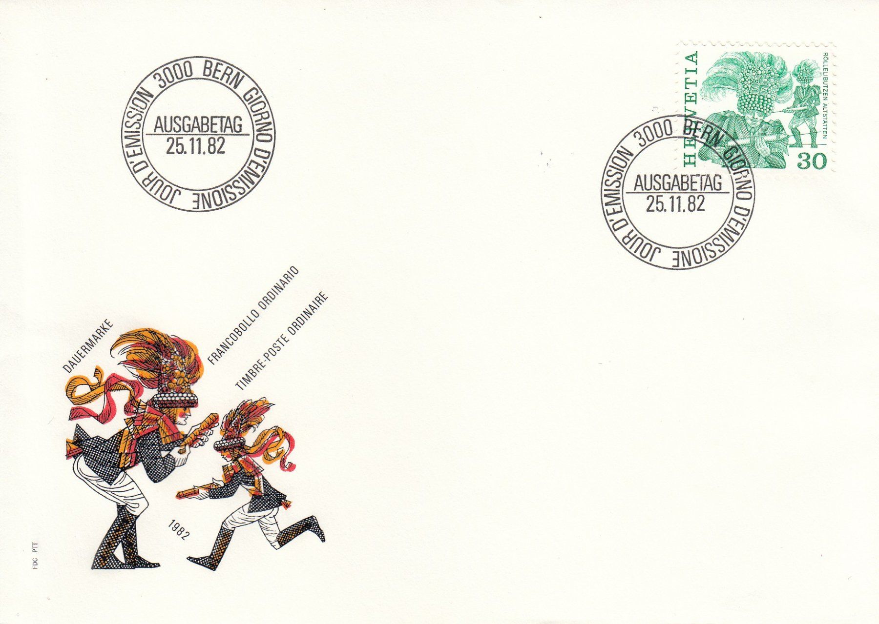 Tutti i francobolli: 1982 677 Röllelibutzen 2 FDC 1 x Viererblock – Usato da Spreitenbach venduto da Mustang_1105 1