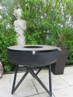 Feuerschale🤩74cm Feuerstelle+Karbonstahl Grillrplatte 70 cm
