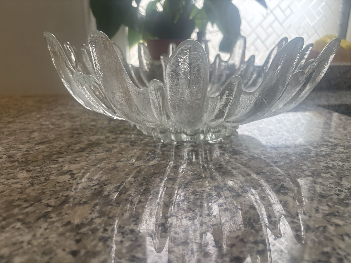Bicchieri: Schöne Glasschale im Blumendesign – Usato da rheineck venduto da Neshi06 3