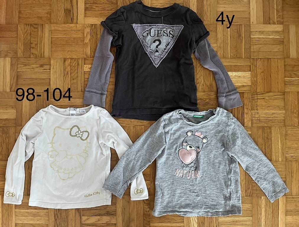 Camicette, T-shirt & Top: Langarm TShirts Mädchen 98/104 110 – Usato da Adliswil venduto da sil_v8dy 1