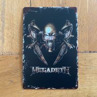 Blechschild 20x30cm MEGADETH First Logo Speed Metal Retro