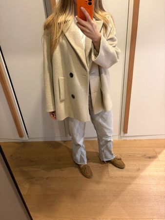Massimo dutti wool alpaca coat