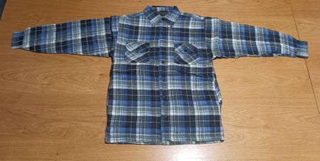 Thermohemd blau/grün Gr. S NEU