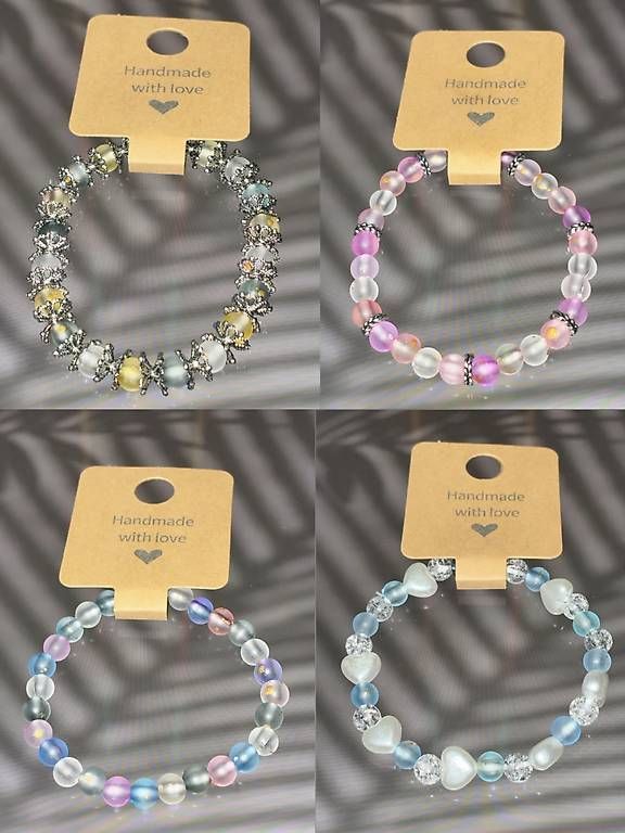 Armbänder & -reifen: Perlenarmbänder  handgemacht – Neu und originalverpackt aus Biel/Bienne von Lukaufmann 1