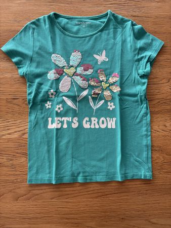 T-shirt fille vert 10 ans 