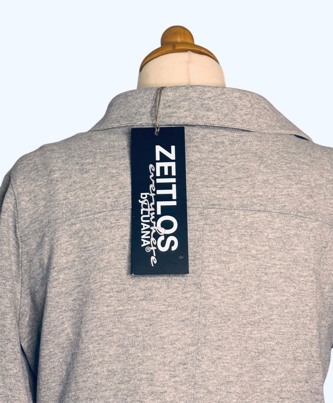 Camicette: NEU Blusenshirt ZEITLOS by LUANA  hellgrau, Gr2 /40 – Nuovo (secondo la descrizione) da Würenlos venduto da ffrance3 3