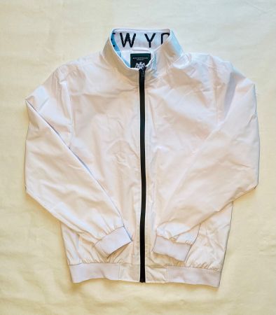 TMK Weisse Übergangsjacke, New York Design, Grösse M