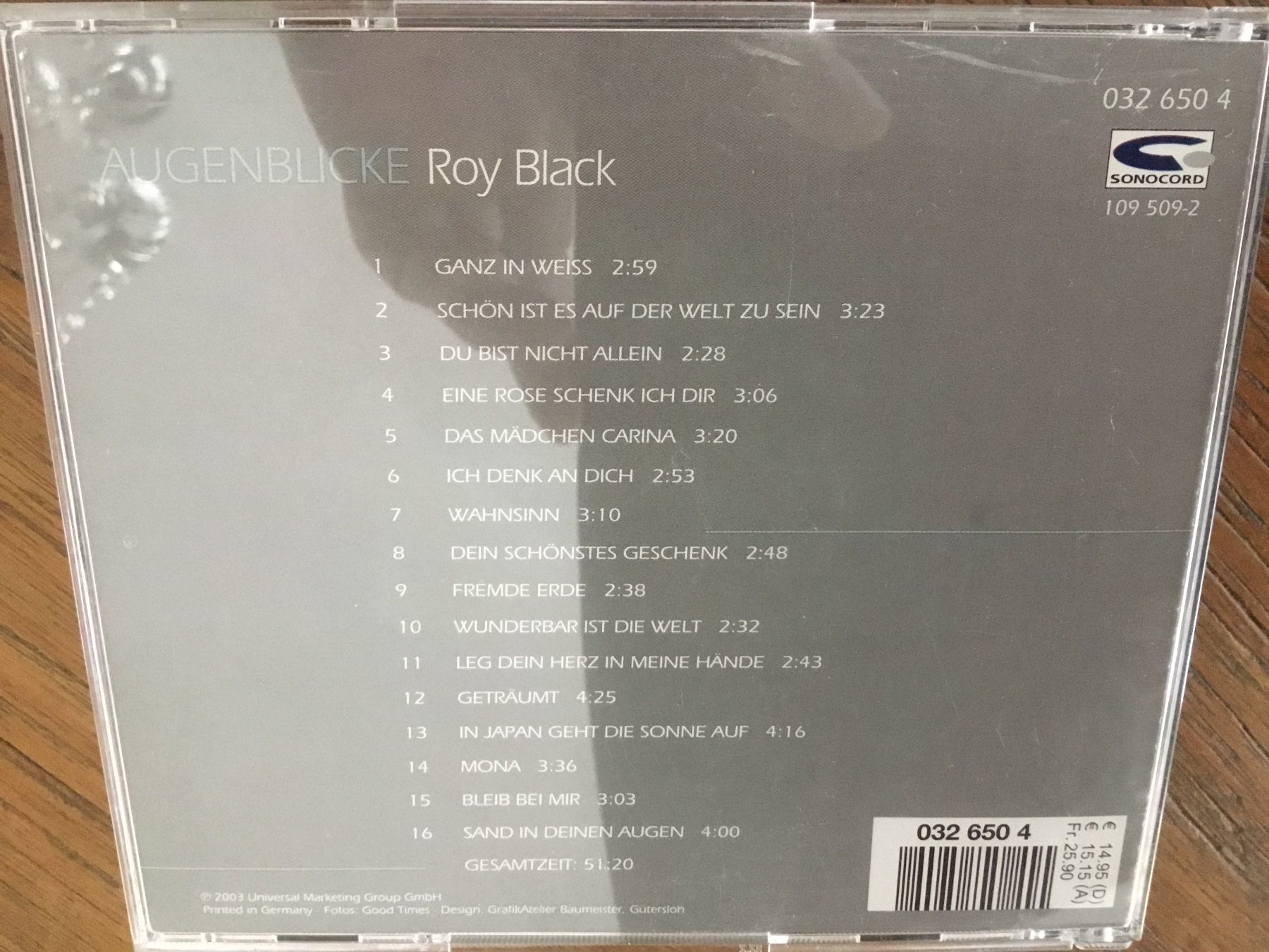 CD: Roy Black - Augenblicke - Seine grössten Hits – Usato da Thierachern venduto da sweden08 1