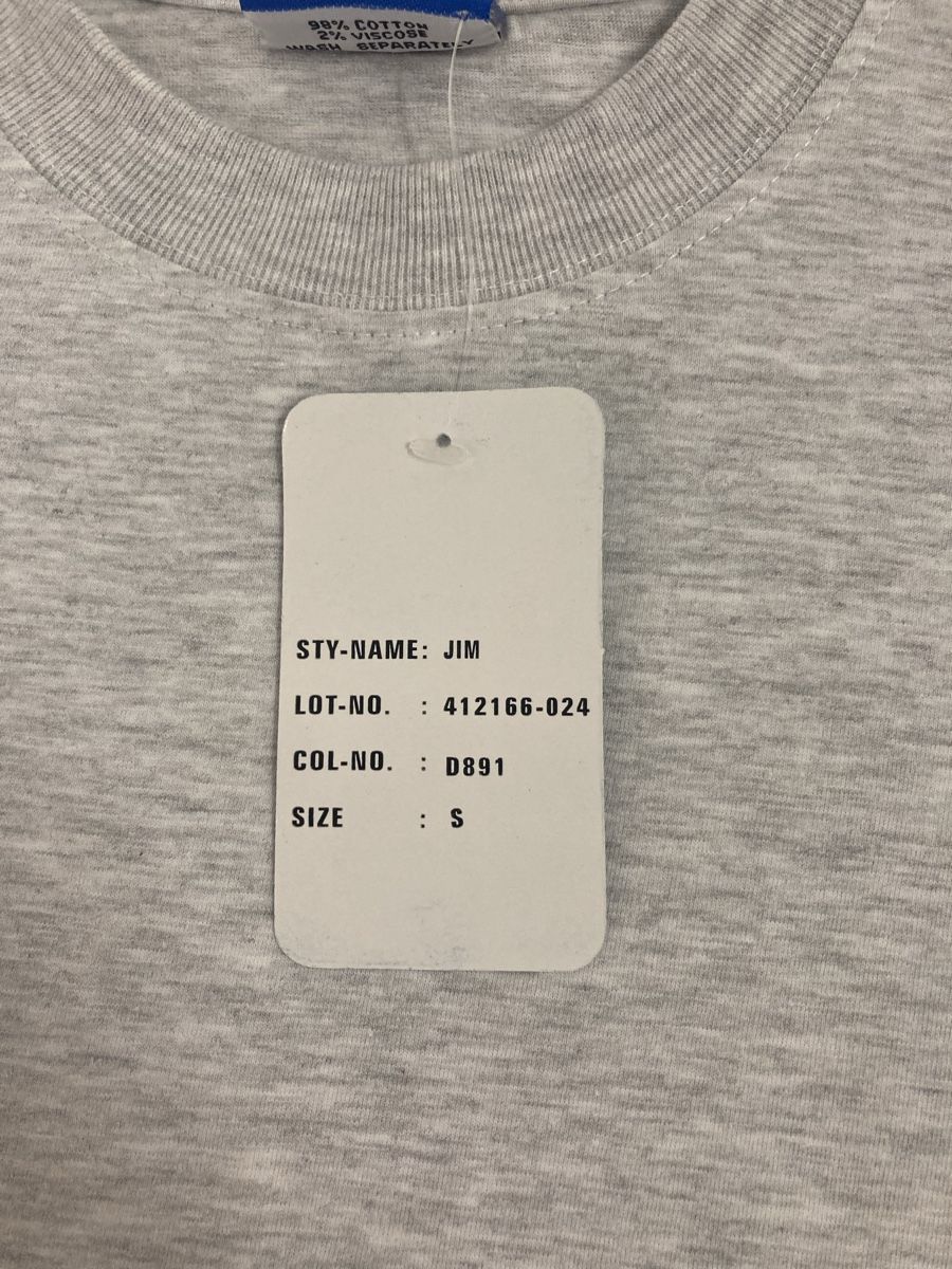 T-shirt: T-Shirt "Jim" HELLGRAU Grösse S mit Etikett Neu – Nuovo e nell'imballaggio originale da Aarwangen venduto da to-hirschi 3