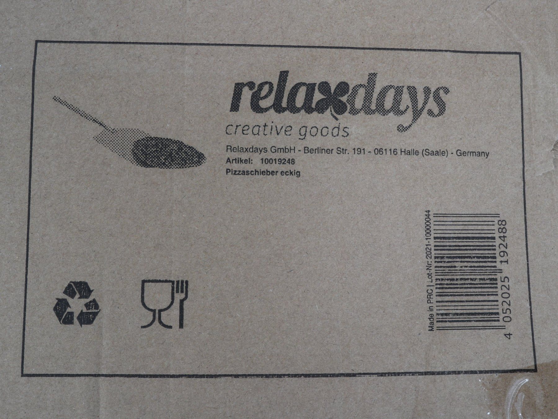 Elettrodomestici da cucina: RELAXDAYS Pizzaschieber eckig – Nuovo (secondo la descrizione) da Steinen venduto da Restwert_Steinen 6