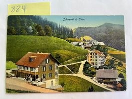 alte Ansichtskarte Schwendi ob Thun, 1915