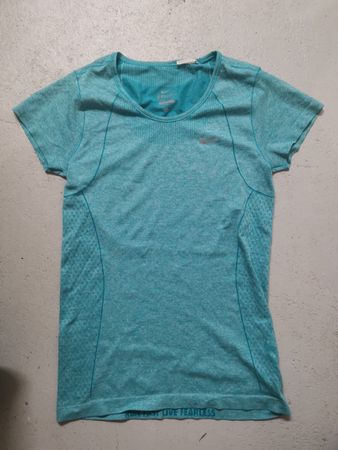 Nike Running Dri-Fit Shirt w, Gr S, türkis, top Zust, Tight