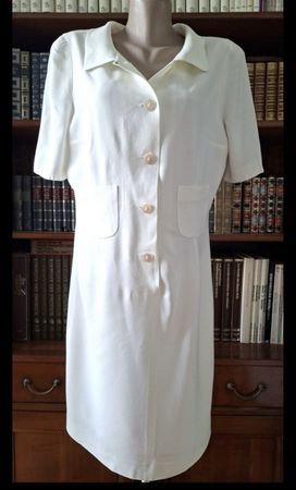Sublime Robe AKRIS Club – Crème / Ivoire