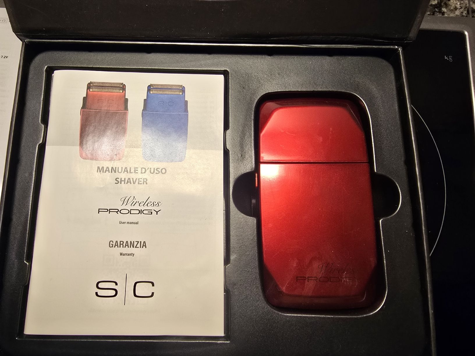 Rasoi & Lamette da barba: SC Wireless Prodigy Foil Shaver Rot – Usato da Stetten AG venduto da Glenia22 1