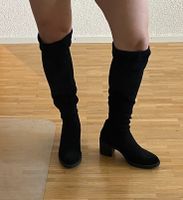 Anna Field Black Overknee Block-Heel Boots