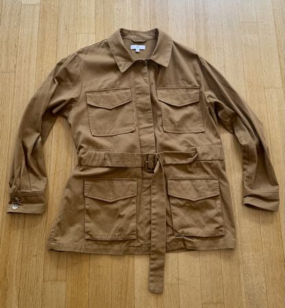 Safari Jacke Gr. 42 Camel mit Gürtel Neu La Redoute