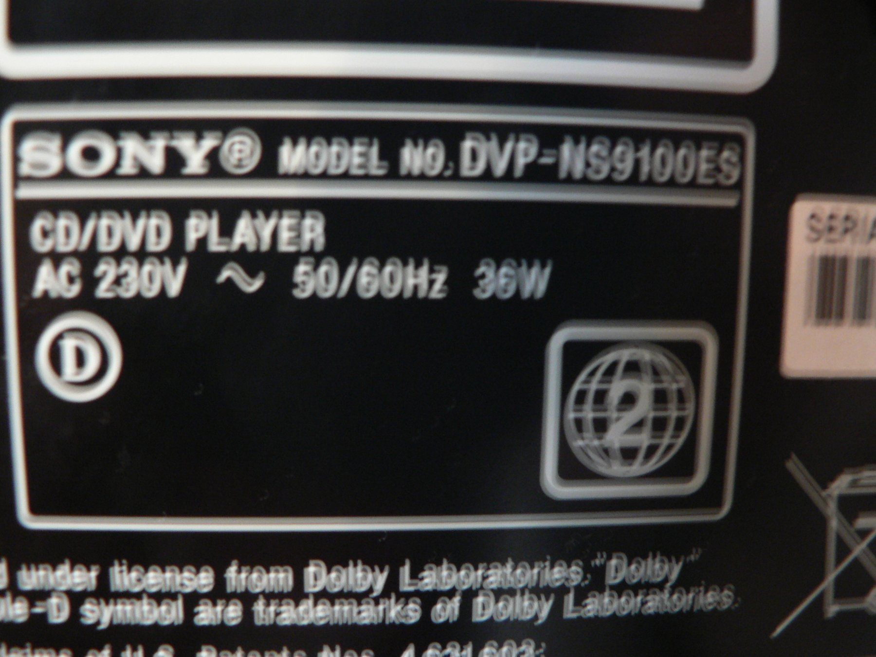 Sony Lettore multimediale & Streamer: HIFI SONY CD/DVD Player DVP NS9100ES – Difettoso da Uerikon venduto da Kdp529 4