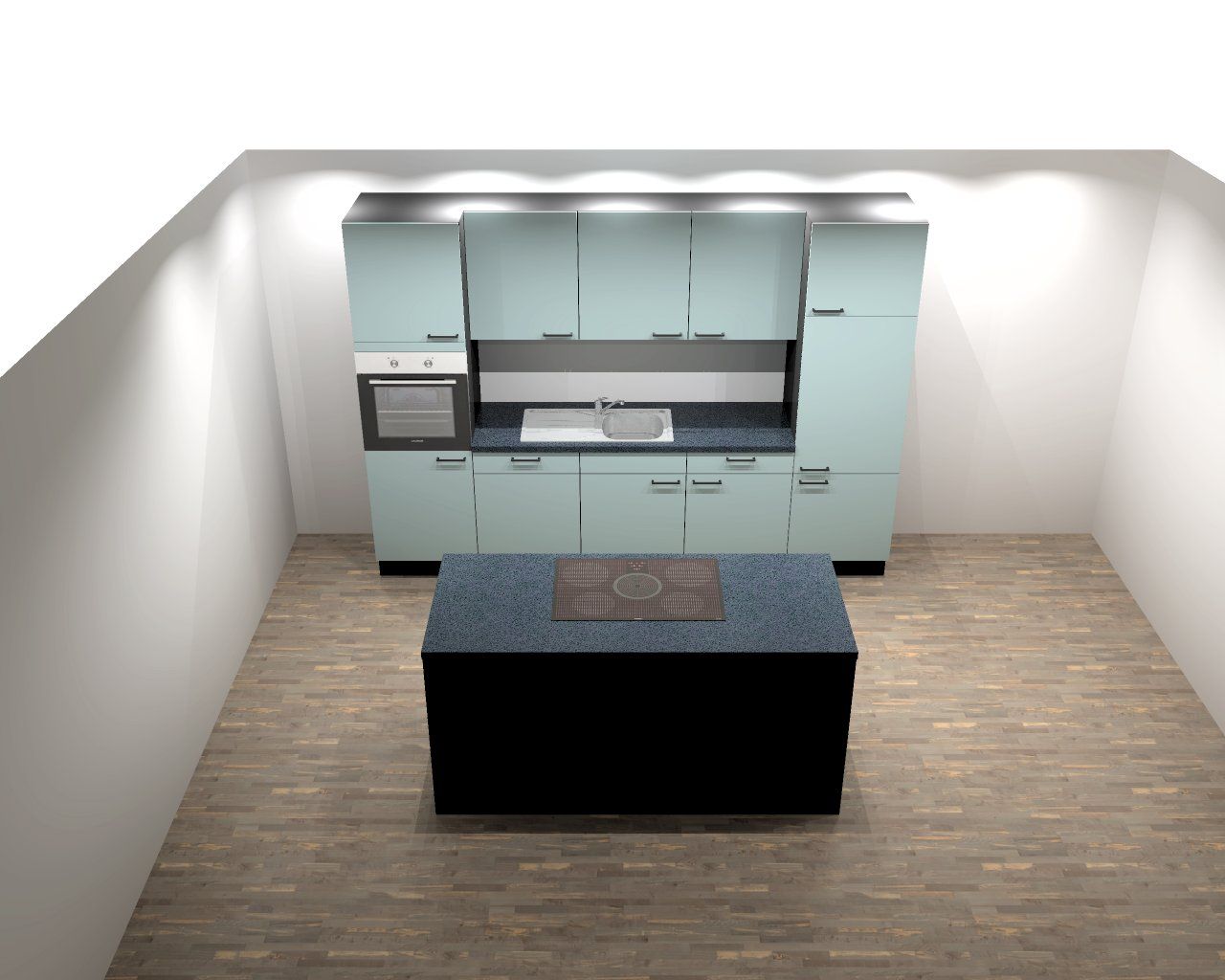 Cucine complete: Küche mit Kochinsel – Nuovo e nell'imballaggio originale da Sursee venduto da Prelude77