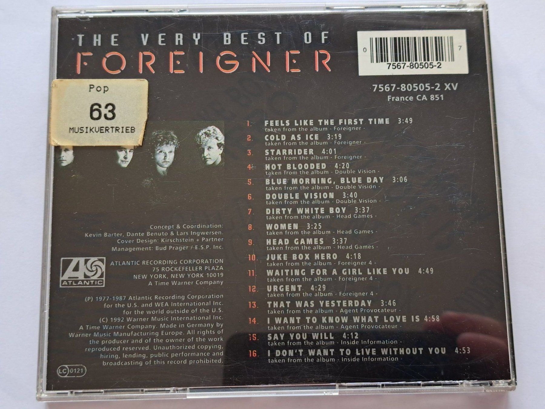CDs: Cd The very best of Foreigner  – Gebraucht aus Pully von bro_n52j 1