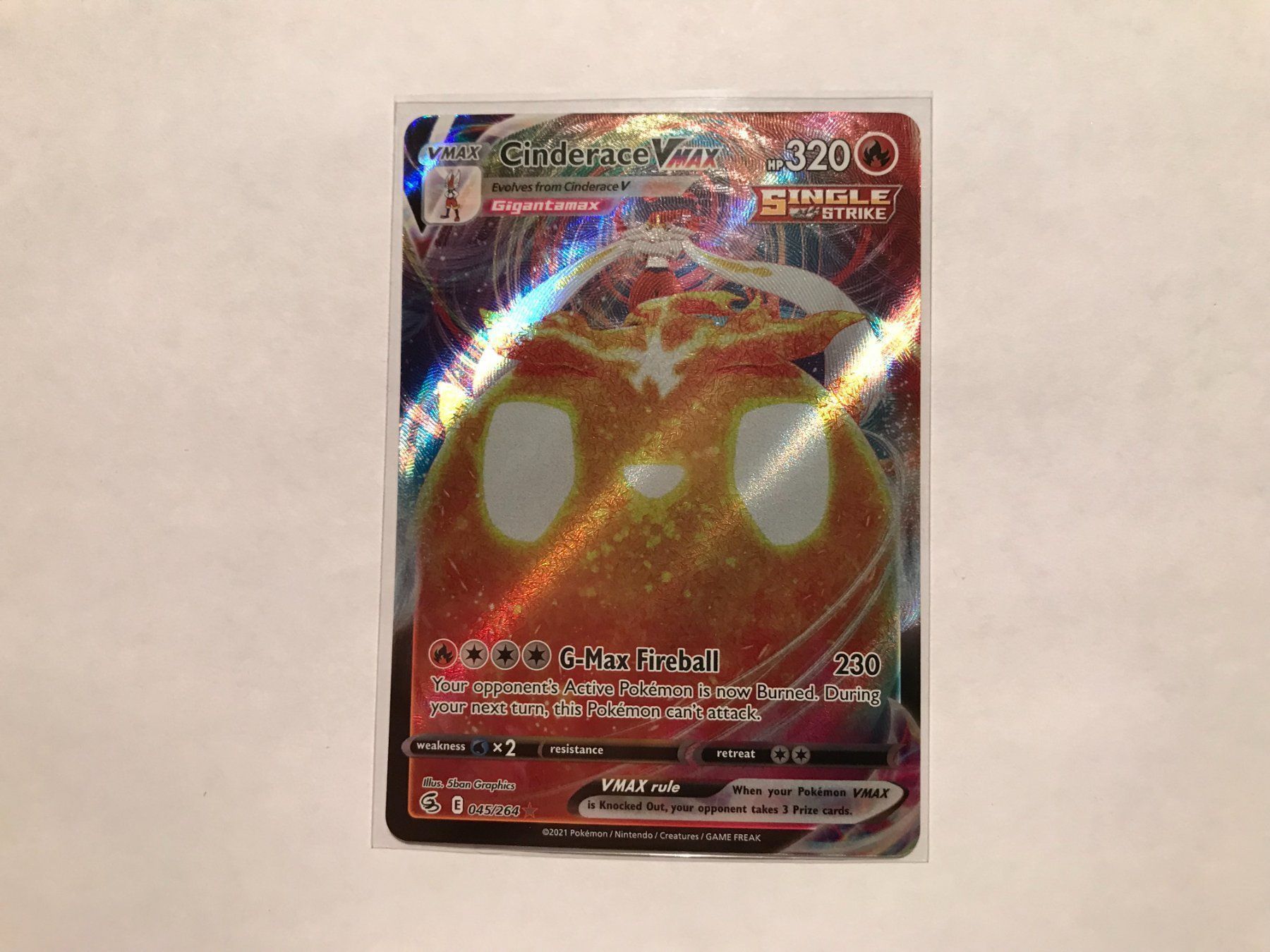 Pokémon Carte collezionabili: Cinderace Vmax EN – Usato da Hagendorn venduto da Pokecollectorch