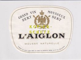 Etikette - L'Aiglon (Grand vin mousseux, mi-sec) /bd