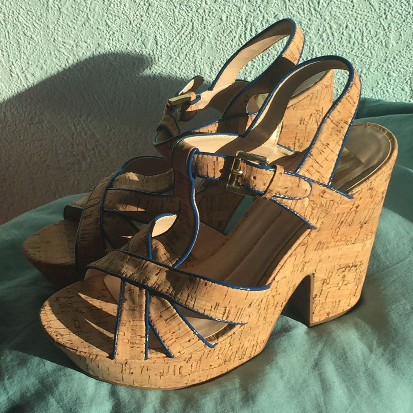 Scarpe da donna: Sandales en liège – Usato da Genève venduto da ct_fqr8 2