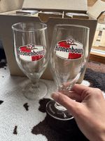 Kronenbourg Biergläser 25cl, 6er Set, NEU