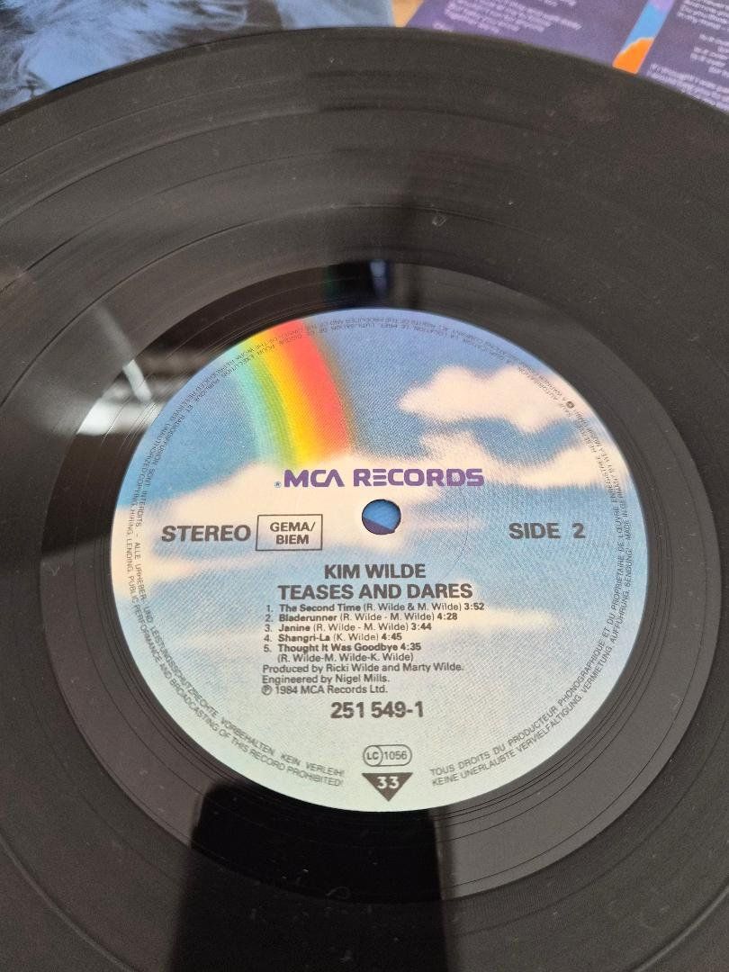 Dischi in vinile: Schallplatte / LP Kim Wilde "Teases & Dares" 1984 – Usato da Dielsdorf venduto da Haesi0 4